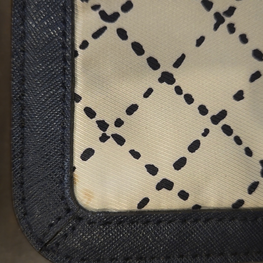 Kate Spade Navy Blue Under Shoulder Arm/Wrist Purse Clutch Purse - Picture 7 of 11